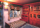 Inside the house of Tibetan people