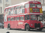 London's world famous double decker bus