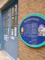 Entrance to the Tea Museum. This area used to see six thousand cartons of tea pass through everyday.